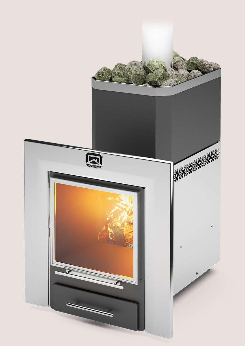 Печь для бани Теплодар Русь-12 ЛНЗП Профи Панорама (1.1) купить в Витебске