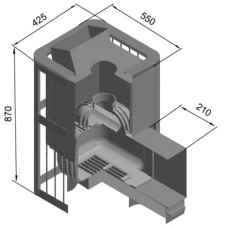 Печь для бани Этна Шторм 18 (ДТ-4С) в Витебске