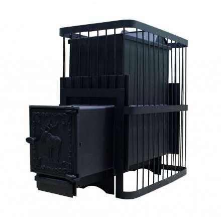 Печь банная ComfortProm РЕТРО СТАЛЬ 8 мм закр. каменка 20 м3 купить в Витебске