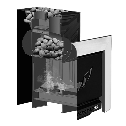 Банная печь Пегас 16 со стеклом конвекция в Витебске