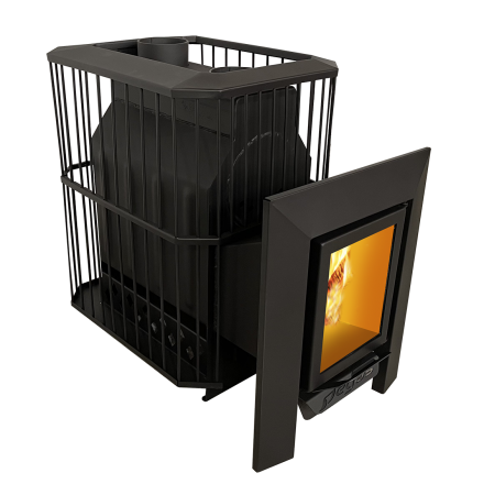 Банная печь Пегас 26 со стеклом сетка фото в Витебске