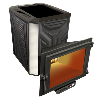 Банная печь Пегас 26 нерж панорама конвекция амазонка бай фото в Витебске