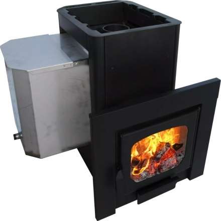 Печь для бани Варвара Мини  навесная панор. дверь купить в Витебске