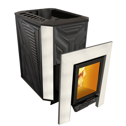 Банная печь Пегас 26 нерж со стеклом конвекция амазонка бай фото в Витебске