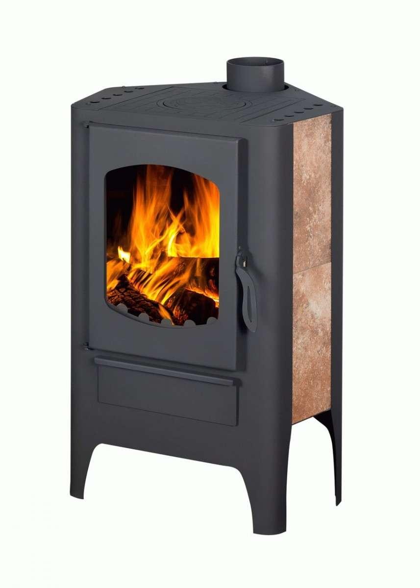 Печь-камин Бавария Эко угловая с плитой 1 конфорка купить в Витебске