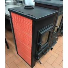 Купить Печь-камин Везувий ПК-01 (270) красная 9 кВт в Витебске в Витебске