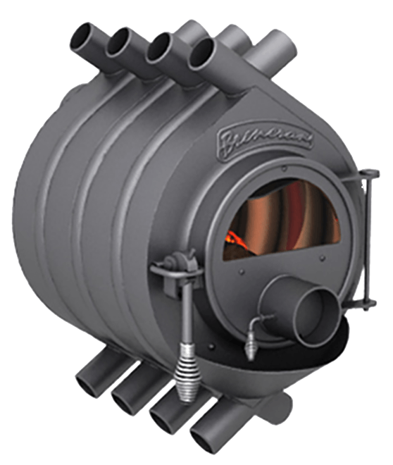 Печь отопительная Буран АОТ-08 тип 005 со стеклом купить в Витебске