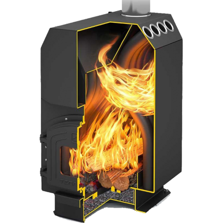 Отопительная печь Теплодар ТОП-200 ДЧ в Витебске