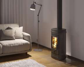 Стальной дедорогой камин EVEREST F7 фото в Витебске