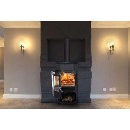 Стальная печь-камин Сибирь 8 фото в Витебске