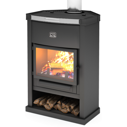 Печь-камин Теплодар ОВ-120 (угловой) Амазонка бай фото в Витебске