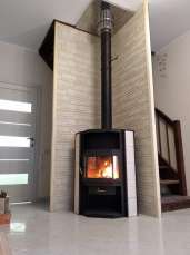 Купить стальной недорогой камин с шамотом Мета-Бел Амур в Витебске фото в Витебске