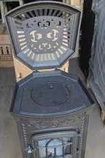 Купить Печь-камин NORDflam Verdo patine в интерьере в Витебске Амазонка бай фото в Витебске