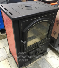 Купить Печь-камин Везувий ПК-01 (205) с плитой и т/о красн.12 кВт в Витебске в Витебске