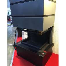 Стальной камин Родос 800 черный фото в Витебске