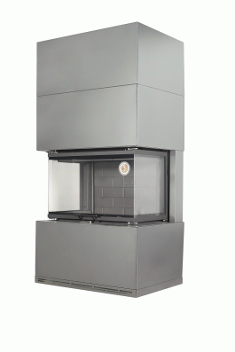 Камин Родос 800 ГРАФИТ шамот черный в Витебске