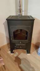 купить Печь-камин Везувий ПК-01 (270) c плитой бежевая 9 кВт в Витебске в Витебске