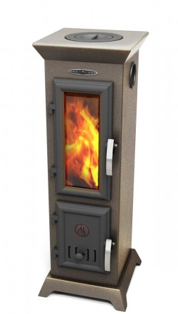 Отопительная печь Термофор Статика Тетра Мини, чёрная бронза Амазонка бай фото в Витебске