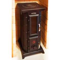 Недорогая стальная печь Термофор Статика Тетра, чёрная бронза фото в Витебске