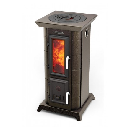 Отопительная печь Термофор Статика Тетра, чёрная бронза Амазонка бай фото в Витебске