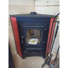 Купить Печь-камин Везувий ПК-01 (220) с конфоркой угловой красный 9 кВт в Витебске в Витебске