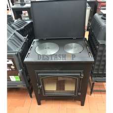 купить Печь-камин Везувий ПК-04 (240) с плитой беж 12 кВт в Витебске в Витебске