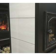 Недорогой камин со стеклом ЭТНА (ДТ-4С) с плитой и теплообменником Амазонка бай фото в Витебске