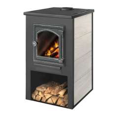 Камин ЭТНА (ДТ-4С) с плитой для дома и дачи Амазонка бай фото в Витебске