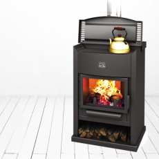 Недорогой камин с дровницей Теплодар ОВ-120 (прямой) фото в Витебске