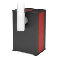 Стальной камин со стеклом Теплодар Твист фото в Витебске