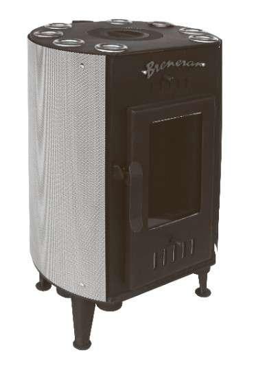 Печь отопительная Бренеран-Канадка плюс АОТ-04 в сетке серебро в Витебске