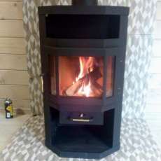 Купить стальной камин Мета-Бел Ока с плитой в Витебске фото  в Витебске