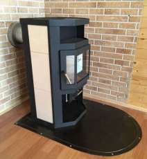 Купить недорогой камин с шамотом Мета-Бел Ока с плитой в Витебске фото  в Витебске