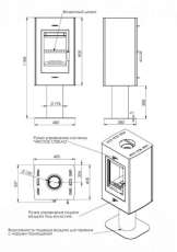Купить стальной камин с шамотом Мета-Бел Рона в Витебске фото в Витебске