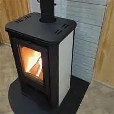 Купить стальной недорогой камин с шамотом Мета-Бел АОТ 7.0 Ритм в Витебске фото в Витебске