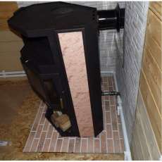 Купить стальной камин с теплообменником Мета-Бел АОТВ 9.0-03 Печора-Аква в Витебске фото в Витебске