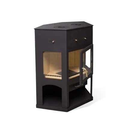 Печь-камин Мета-Бел АОТ 11.0 (в модификации Енисей с плитой) в Витебске