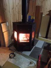 Печь-камин Енисей с плитой Мета бел в Витебске