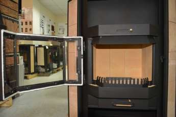 Купить недорогой камин с шамотом Печора Мета Бел в Витебске фото в Витебске