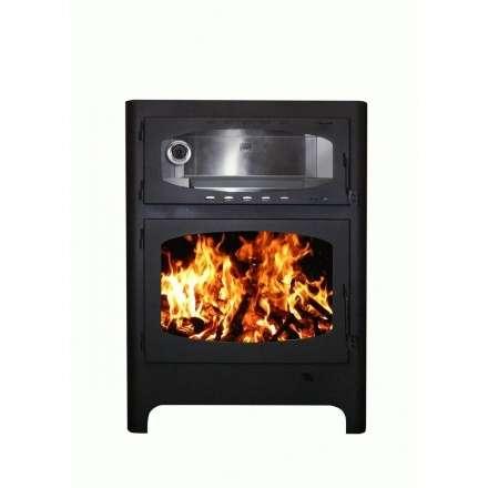 Печь-камин Бавария Эко с духовкой и плитой фото в Витебске