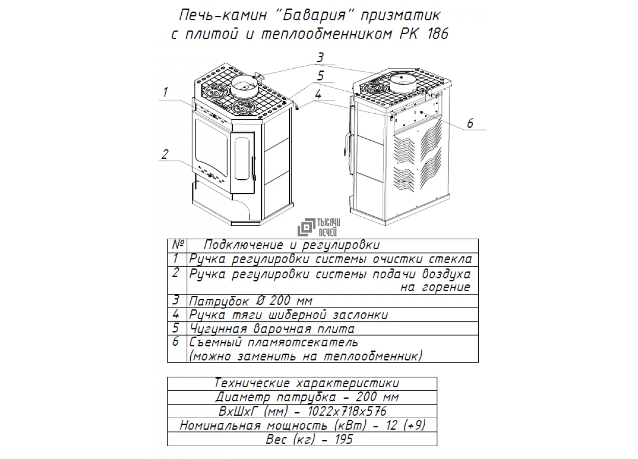 Недорогой камин с дровницей Бавария призматик с плитой фото в Витебске