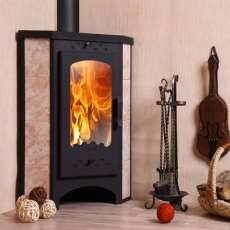 Печь-камин Бавария угловая с плитой РК 123 в Витебске