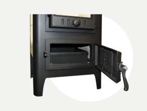 Чугунный камин со стеклом Бавария Оптима Чугун с плитой фото в Витебске