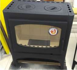 Недорогой камин Бавария Эко с плитой 2 конфорки фото в Витебске