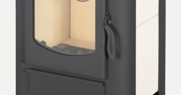 Стальной камин БАВАРИЯ ЭКО с плитой одна конфорка фото схема в Витебске