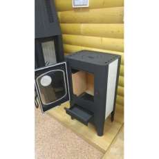 Печь-камин БАВАРИЯ ЭКО с плитой одна конфорка фото в Витебске