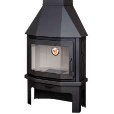 Камин Мюнхен пристенно-угловой чёрный купить в Витебске