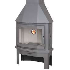 Камин Мюнхен пристенно-угловой графит купить в Витебске