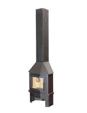 Камин Мюнхен пристенно-угловой графит Амазонка бай фото в Витебске