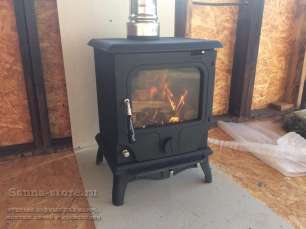 Печь-камин чугунный FireWay Paul в интерьере патина медь Амазонка бай фото в Витебске